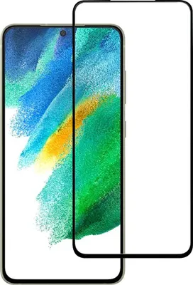 Produktbild von Samsung Galaxy S21 FE Displayschutz - Full-Cover 9H Panzerglas - Schwarz