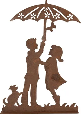 Immagine prodotto di Clayre & Eef figura decorativa 21x5x31 cm bambini in metallo marrone