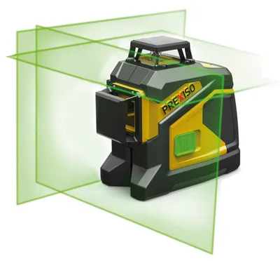 Immagine prodotto di Prexiso-8251177-Livello laser a croce verde con due linee verticali e una orizzontale PLC3-360G