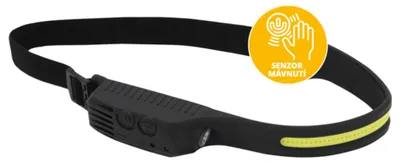 Obrázok produktu pre Čelovka Ecolite LED, dobíjateľná, 0,8 Ah, 3 W, 300 lm + 50 lm, IP44, XLED0663-3W