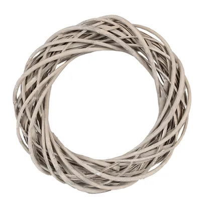 Obrázek produktu pro Clayre & Eef Věnec Ø 30 cm Hnědý ratan