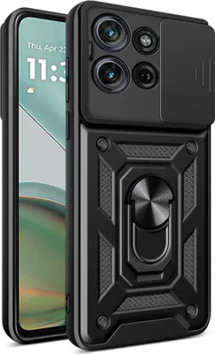 Produktbild von Techsuit Camshield Back Cover Hülle für Motorola Moto G75 - Schwarz