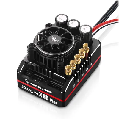 Produktbild von Hobbywing HW30113304 Xerun XR8 Plus G2S Brushless Regler 200A, 2-6s LiPo, BEC 6A