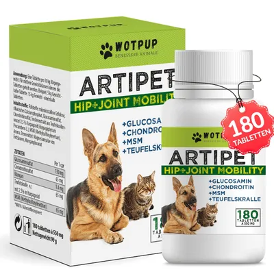 Obrázok produktu pre Artipet, doplnok stravy pre kĺby psov | 180 tabliet po 550 mg s MSM, čertovým pazúrikom, chondroitínom, glukózaminom |