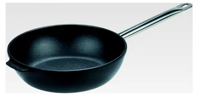 Produktbild von Sauteuse mit Edelstahlgriff - 24cm, Schwarz