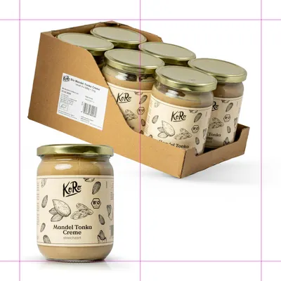 Produktbild von KoRo |Mandel Tonka Creme 6 x 500 g