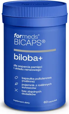 Productafbeelding van Formeds Bicaps Biloba + 60 capsules voor het zenuwstelsel