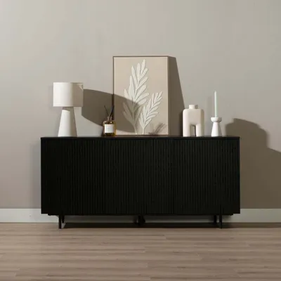 Produktbild von Bronx71 Sideboard Haley schwarz 160x45x74 cm