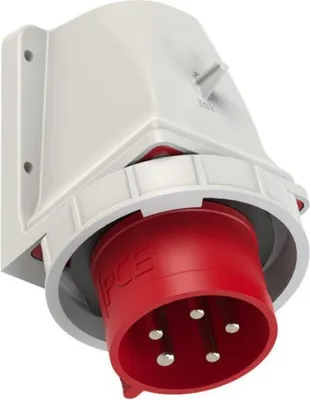 Produktbild von PCE CEE-Phasenwender Wandgerätestecker 32A 5p 6h IP67