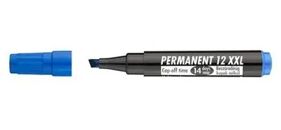 Obrázok produktu pre Permanentný popisovač, 1-4 mm, zrezaný hrot, ICO "Permanent 12 XXL", modrý
