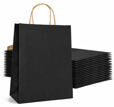 Imagen del producto de INF Bolsas de papel bolsas de regalo con asas paquete de 10