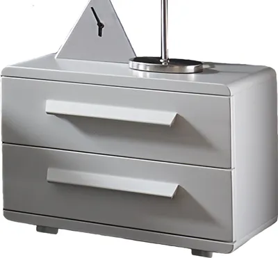Produktbild von HASENA Fine Line Nachttisch Noma weiß deckend