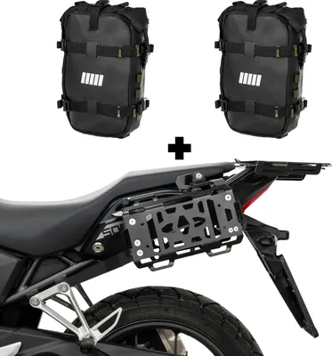 Immagine prodotto di ZIEGER Portaborse laterali inclusi SCHNORR Bumberbag S Coppia  compatibile con Honda NX 500