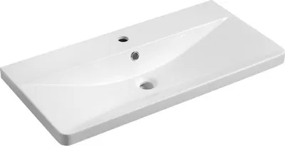 Immagine prodotto di Lavabo SEN, marmo fuso, 81x40cm, bianco