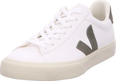 Produktbild von Veja Campo męskie sznurowane skórzane buty sportowe Chromefree Biały - 11 UK - 45 EU - 11.5 US / Biały