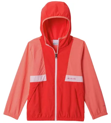 Produktbild von Schuhe Columbia Chaqueta con capucha Columbia Spire Valley Windbreaker naranja intenso blanco niño für Herren