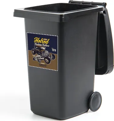 Produktbild von MuchoWow® - Abfall-Aufkleber - Container - für Abfallcontainer