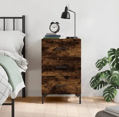 Obrázok produktu pre vidaXL Nočný stolík Smoked Oak 40x40x66 cm odvodený výrobok z dreva