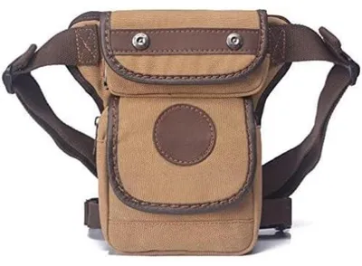 Produktbild von Beintasche für Mini iPad iPhone Baumwoll-Leinen Khaki 15x7x26cm