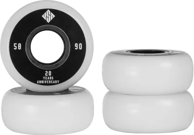 Produktbild von Usd Skates Team 90a Skateboard-räder 4 Einheiten Weiß 58 mm Weiß 58 mm