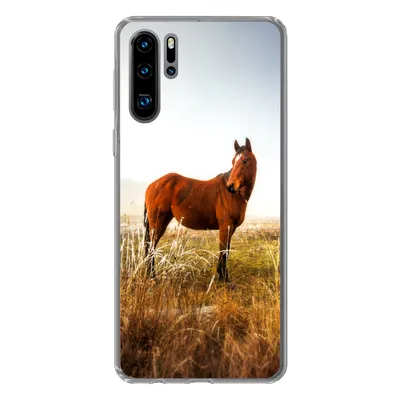 Produktbild von MuchoWow® Handyhülle Schutzhülle Hülle für Huawei P30 Pro Pferd - Weide - Australien Silikon Softcase Handy Hülle - Schutzdeckel