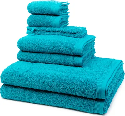 Produktbild von Möve Superwuschel 2 X Wasch- 2 X Gäste- 2 X Dusch- 2 X Handtuch im Set Maximale Saugfähigkeit durch Premium Baumwolle, Flauschige Haptik dank hohen Flächengewichts, Schöne Details wie Biesenbordüre und Logo
