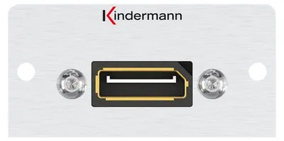 Produktbild von Kindermann Konnect 50 alu - Modulares Faceplate-Snap-In
