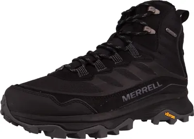 Produktbild von Merrell Herren Stiefel Stiefel Wanderschuhe  Winterschuhe Moab Speed Thermo Mid WP J066911 Schwarz  B und Textil mit Vibram® schwarz S24-0041811