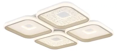Image de Plafonnier LED, CCt, dimmable, télécommande, L 54 cm