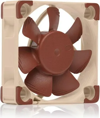 Produktbild von Noctua NF A4x10 PWM, Ventilator, 4 cm, 1000 RPM, 5000 RPM, 8,9 m³/h, Beige, Rot