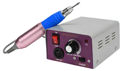 Image de Avizar, limeuse électrique 15 W avec pédale et rotation réversible, rose