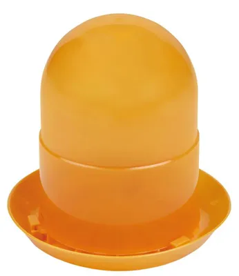 Küken-Futterautomat Kunststoff 2 kg, orange, Ø 19 x 19,5 cm