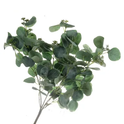 Künstlicher Eukalyptusstrauch, Grün, 48 cm