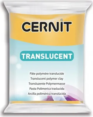Obrázek produktu pro Cernit Polymer Clay Translucent Polymerová hmota Jantárová 56 g
