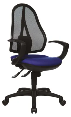 Produktbild von Topstar Profi Bürostuhl Open Point SY AL.Q3 Blau 111 x 58 x 48 cm