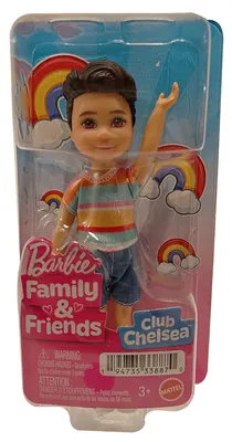 Zdjęcie produktu dla Barbie Chelsea JJB36, Lalka modowa, Męski, 3 lat(a), Chłopak, dziewczyna, 139 mm, Wielobarwny