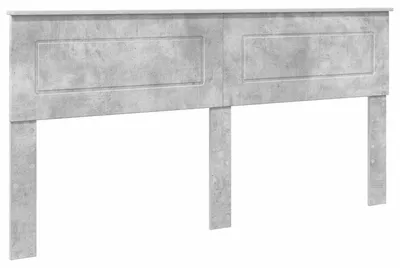 Image de vidaXL Tête de lit en béton gris et aggloméré
