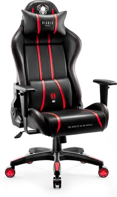 Image de Diablo Chairs Diablo X-One 2.0 Chaise de jeu Normal, Noir-Rouge (X-ONECZCZER20N)
