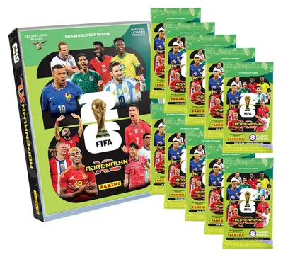 Produktbild von FIFA World Cup Adrenalyn XL 2026 - 1 Starter + 10 Booster