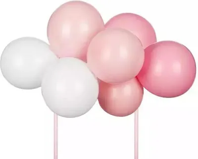 Immagine prodotto di Cake topper Palloncini - rosa, 29 cm Party Deco