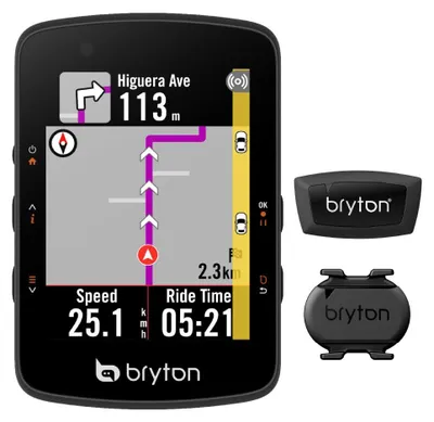 Immagine prodotto di Bryton Rider 550d Cad/hrm Computer da bicicletta Trasparente  Trasparente Taglia unica