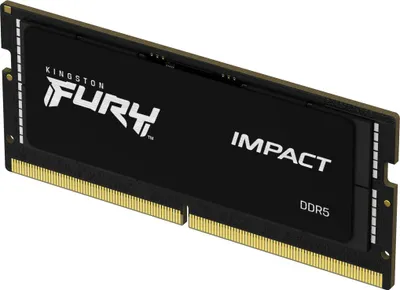 Imagen del producto de Kingston FURY Impact - Módulo DDR5 - 32 GB - SO DIMM de 262 pines - 4800 MHz / PC5-38400 - CL38 - 1.1 V - sin búfer - con ECC integrado - para el kit Intel Next Unit of Computing 13 Extreme - NUC13RNGi9