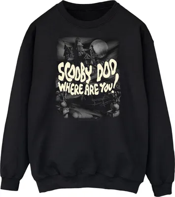 Produktbild von Scooby Doo - "Where Are You?" Sweatshirt für Damen BI1974 (XL) (Schwarz)