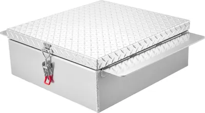 Obrázok produktu pre SucceBuy box na náradie na ložnú plochu, hliníkový úložný box s diamantovým vzorom, robustný úložný kontajner, nosnosť do 100 kg, vhodný pre nákladné vozidlá, pickupy, obytné vozidlá, prívesy, 770x610x230 mm