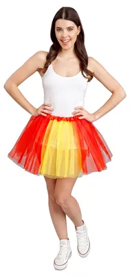 Produktbild von Spanien Fan-Tutu Rot Gelb 39 cm -