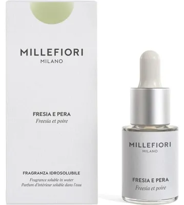 Imagen del producto de Aceite esencial Millefiori Milano, aroma Fresia e Pera, para difusor