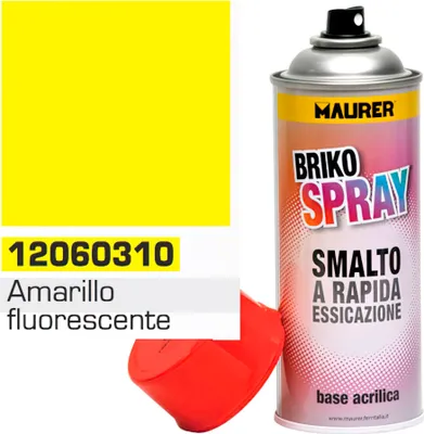 Image de Peinture jaune fluorescente en aérosol 400 ml.