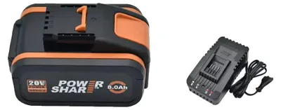 Image de Batterie lithium-ion, capacité de 8000 mAh, compatible 20V, chargeur 8.0Ah x 1
