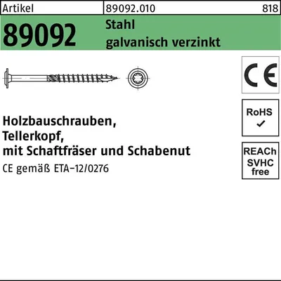 Produktbild von Reyher  Holzbauschrauben 10x320-T40 vz (25 Stück)