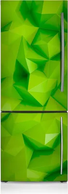 Produktbild von Kühlschrankfolie Aufkleber Kühlschrankmagnete Dekoration Kühlschrankfolie 60x180 cm - Abstraktes Grün.